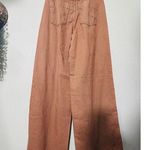 Free People NEW Granolacore CRVY Gia Wide-Leg Jeans Brown Blue Wash Size 27 Photo 4