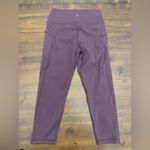 Zyia  Active Leggings 8-10 Purple Athletic Leggings Photo 2