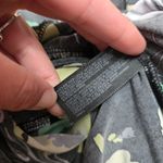 Mix It Y2K Black Yellow Floral 3/4 Sleeve V Neck Ruched Top Large Photo 6