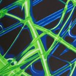 Waterpro Lightning Thin Strap One Piece Swimsuit Size 26/28 Blue Photo 6