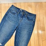 Universal Threads MOSSIMO Denim Curvy Skinny Power Stretch Distressed Raw Hem Jeans Size 4 / 27R Photo 1