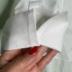 New York & Company White Asymmetrical Long Sleeve Shirt Dress Size Large NWT Photo 6