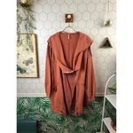 Free People Oversized Asymmetrical Hooded Jacket w/ Cinched Waist - Size -Small Photo 1