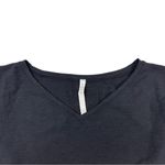 Lululemon  NWOT Show Your Depth M/L Bell Sleeve‎ Crop Heathered Black Reversible Photo 5