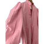 Emily McCarthy Pink Frankie Dress Bubble‎ Sleeve Preppy Mini Pockets Size Medium Photo 4