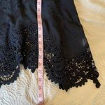 Yoana Baraschi  Womens Saint-Armour Chiffon Lace Embroidered Blouse Black‎ Small Photo 7