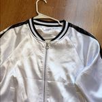 Zeagoo  White and Black Bomber Jacket Photo 11
