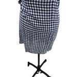 Rails  Malia Dress in‎ Navy Blue Gingham Wrap Dress Size Small Photo 9
