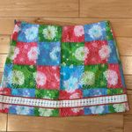 Lilly Pulitzer Lily Pulitzer Colorful Floral Patchwork side zip skort Photo 6