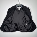 Diane Von Furstenberg Vintage  DVF Black Lace Blazer formal crystal button Size 0 Photo 5