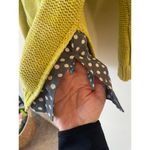 FIELD FLOWER ANTHROPOLOGIE KNIT SHIRT CARDIGAN SWEATER Polka Dot WOMENS SZ M Green Size M Photo 5