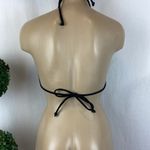 Victoria's Secret Victoria’s Secret Black Padded Wire Free Bikini Swim Bathing Suit Top L Photo 2