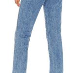 SLVRLAKE Denim Jeans Hero Pacific Blue Denim Slim Fit High Rise Jeans Size 25 Photo 1