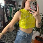 Lululemon All Yours Cropped Cotton Tank Top Tie Dye Highlight Yellow Photo 3