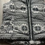 Lands' End Faire Isle Snowflake Down Insulated Puffer Vest Black Size undefined Photo 6