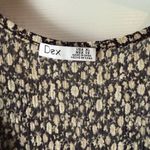 DEX Dinner Date Floral Midi Dress NWT XL White Photo 1