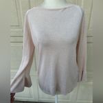 Massimo Dutti  Light Pink Boat Neck Sweater Photo 1