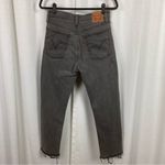 Levi's Levi’s Gray Wash Raw Hem Wedgie Straight Jeans Sz.29 Photo 7