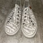 blowfish Zebra Print Gray and White Slip-On Sneakers Women’s 7.5 Photo 1