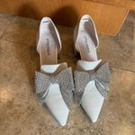 Jeffrey Campbell Valenti Patent Leather white rhinestone bow embellished heels Photo 1