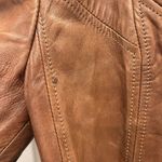 VTG Skin Gear Napa Y Ante Soft Brown Leather Dress Coat With Belt Size M Photo 3