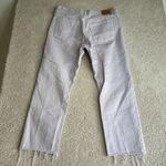 Levi's Women's 501 32x26 Raw Hem High Rise Button Fly Denim Light Purple Jeans Photo 4