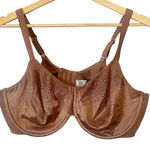 Wacoal  Brown Shimmer Back Appeal Underwire Bra Size 44D Photo 0