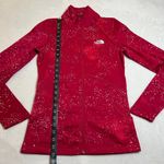 The North Face Mock Neck Full Zip Jacket Size X-Small Lightweight Spotted Print Photo 9