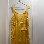 Love The Label Anthropologie Sleeveless Utility Dress Yellow Size XS Photo 7