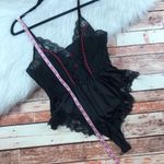 Vintage 1980’s bodysuit‎ lingerie one piece lace Size M Photo 1