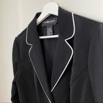 Sag Harbor Dress Blazer Black White Trim Buttons Business Casual Officewear Cute Size 10 Photo 8