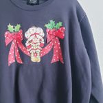 Strawberry Shortcake Long Sleeve Crew Neckline Sweater Red Photo 3