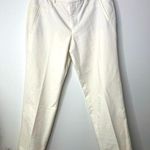 ZARA Basic Oyster White Mid-rise tapered pants Photo 0