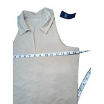 Abercrombie & Fitch NWT ‎ Womens Polo Tank Top Sleeveless Crop Top Sand Medium Photo 3