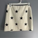 White Leather Skirt Black Photo 1