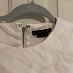 Alice + Olivia White Zip-Up Crop Tank Photo 1