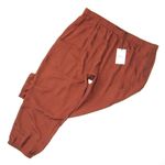 Theory NWT Slim Cargo Flat Twill Joggers in Clay Utility Pull-on Crop Pants XXL Photo 1