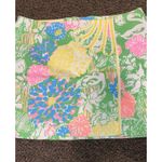 Lilly Pulitzer Jasmine Hibiscus Stroll SZ 6 Shorts Mini Skort Pink Yellow EUC Photo 5