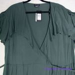 City Chic New! City Chic Fiesta Fun Maxi Dress in olive jungle green, plus size 16 Photo 4