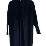 Leith  Longline Open Cardigan Black Size Small Photo 0
