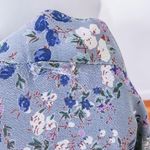 Vintage 90's Lavender Floral Dress Purple Size L Photo 8