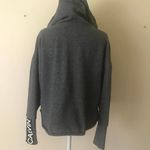 Calvin Klein Performance Cropped Full Zip Hoodie Dark Gray Long Sleeves Size M Photo 1