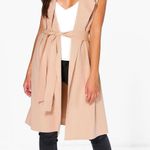 Boohoo Light Pink Maddison Sleeveless Belted Duster Photo 0