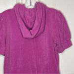 Juicy Couture Y2K  Sz L Pink Terry Short Sleeve Sweatshirt Photo 8