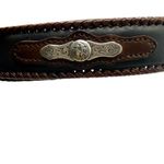 Nocona Women’s Leather Braided Western Cowgirl Belt size 38 Black Photo 2