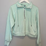 All In Motion  Light Green Women's Half-Zip Hoodie Photo 0