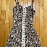 Skylar + Madison Hooke And Eye Leopard Dress Photo 1