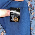 Dress Forum Women’s blue long sleeve floral button front swing dress Photo 5