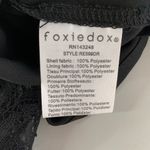 Foxiedox Anthropologie  Dress Women Small Black‎ Babette Lace Cold Shoulder Mini Photo 4