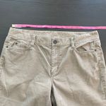 Eddie Bauer Women's Light Brown Corduroy Pants Classic Fit Tall Size 12 Preppy Photo 9